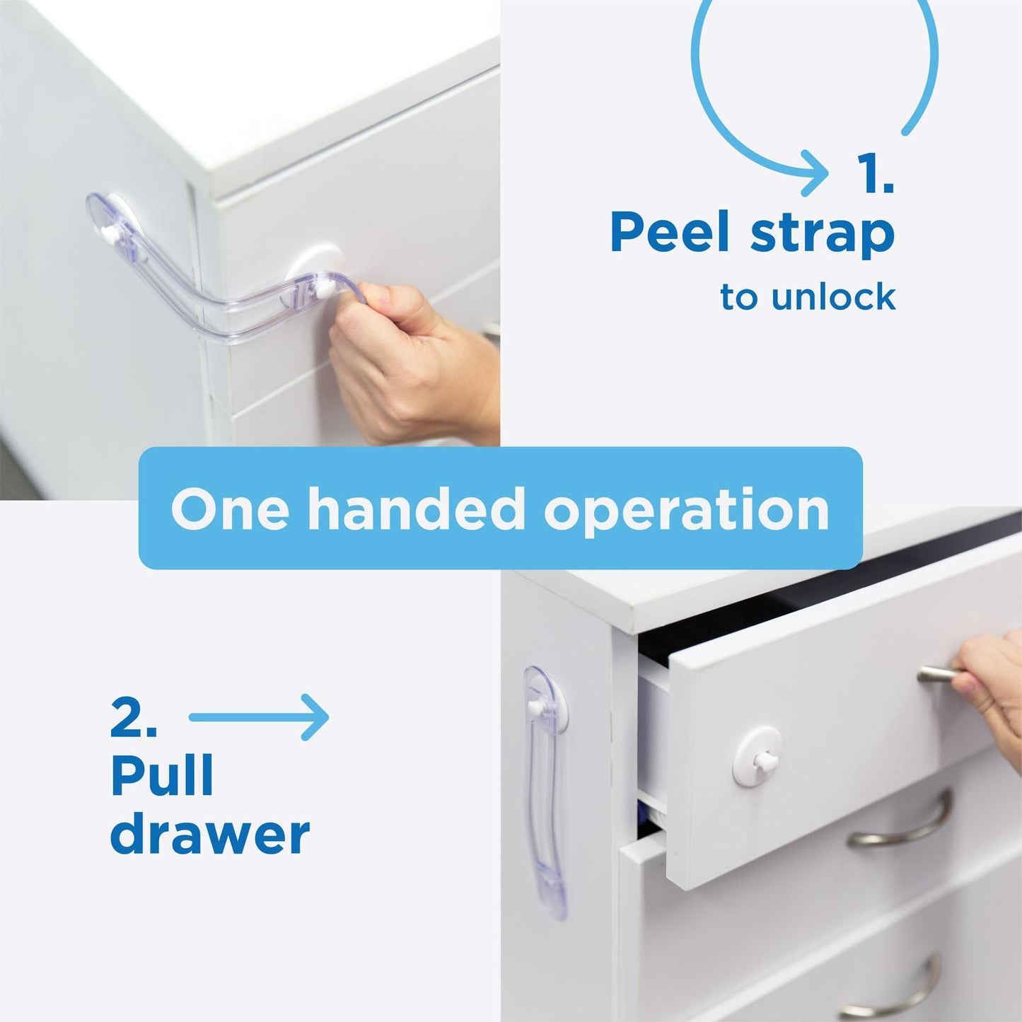 Perma Child Safety Flexi Locks - 12 Pack
