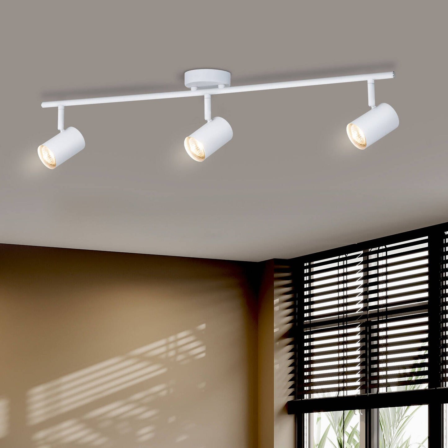 Verve White GU10 Gabriella 3 Head Adjustable Spotlight - 770mm