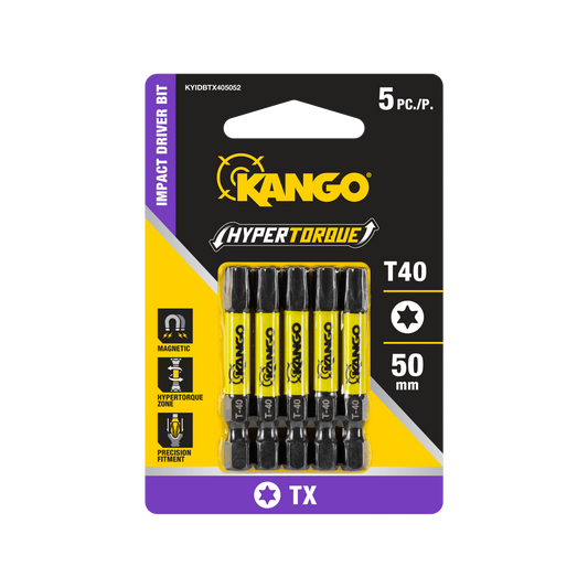 Kango Impact Driver Bit T40 50mm 5 Pack