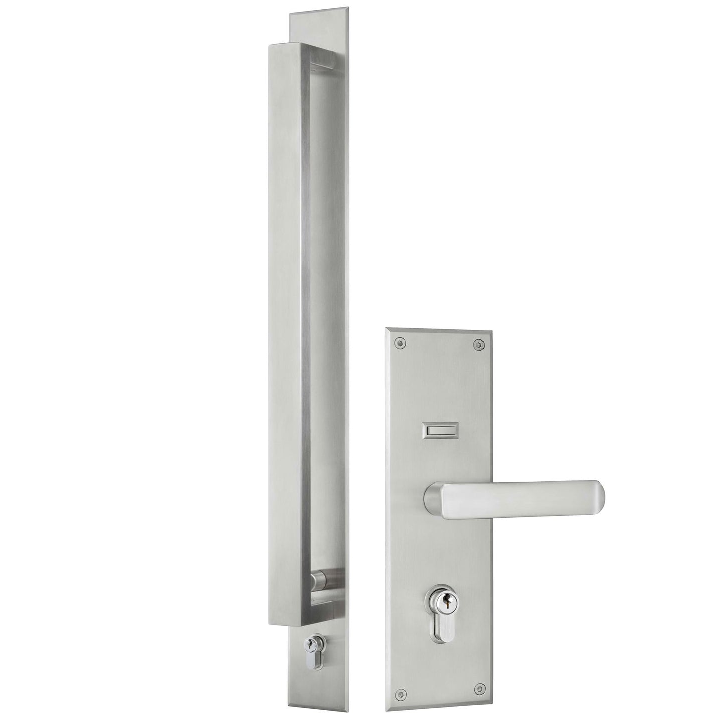 Gainsborough Stainless Steel Double Cylinder Trilock Omni Pull Handle - 600mm