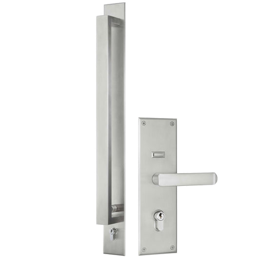Gainsborough Stainless Steel Double Cylinder Trilock Omni Pull Handle - 600mm