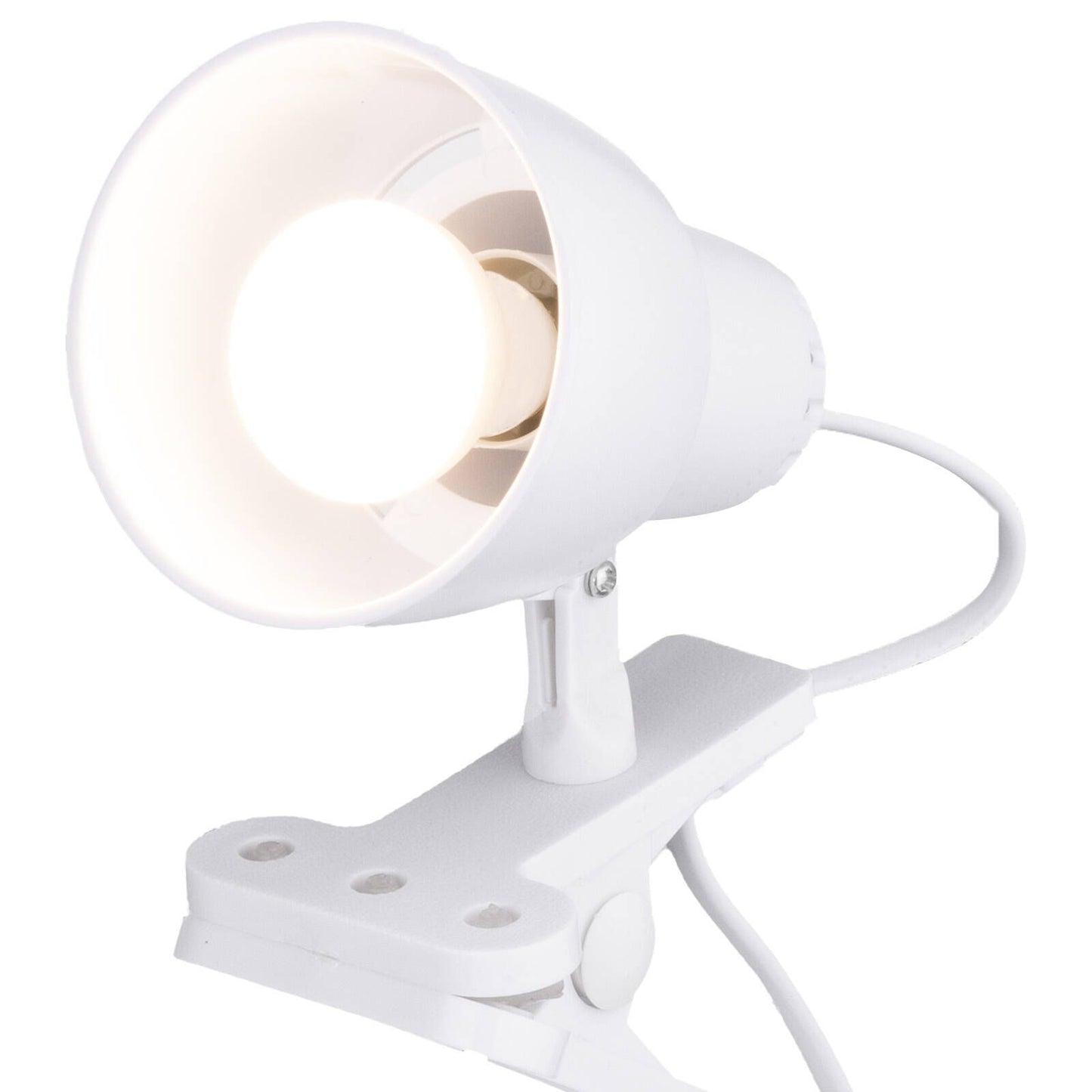 Verve Design White Cassy Clip Lamp