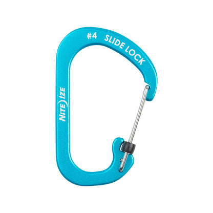 Nite Ize Slidelock Carabiner - Aluminium - Size 4 - Blue