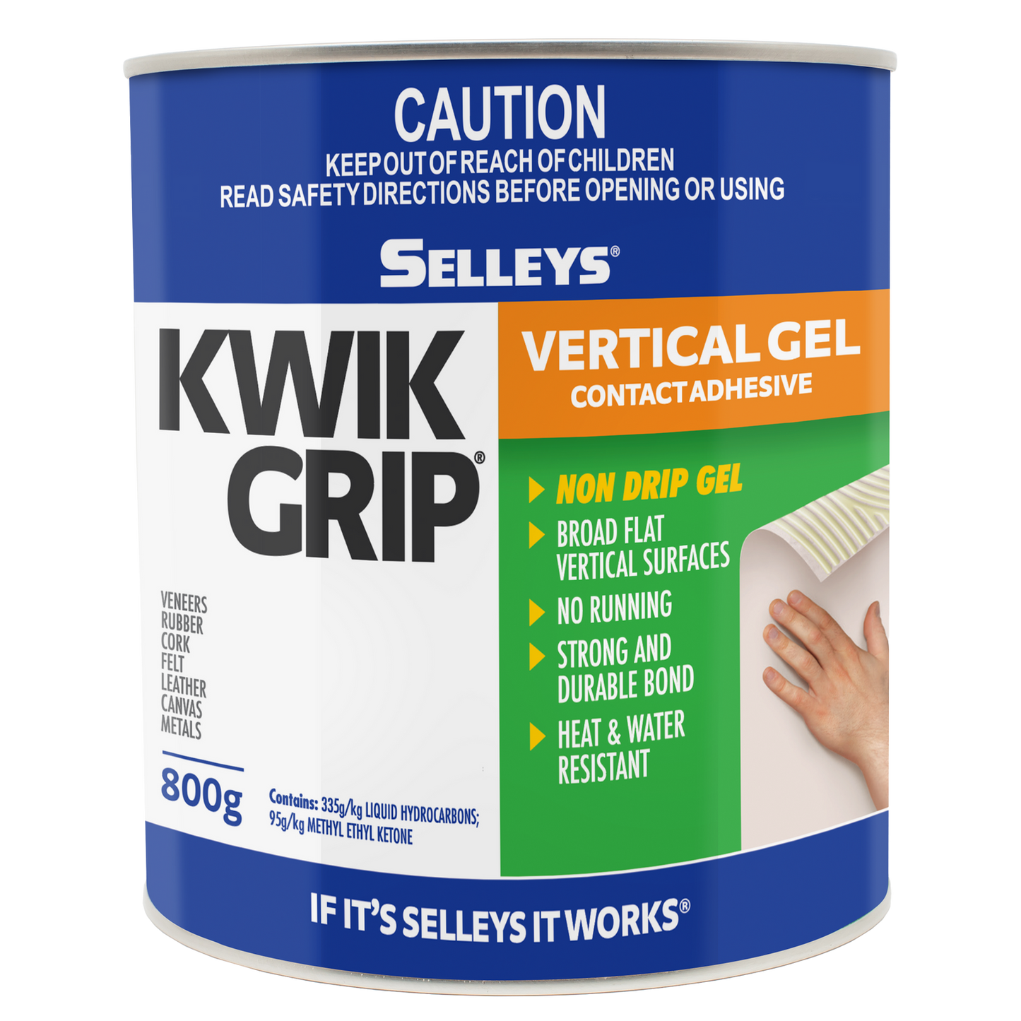 Selleys Kwik Grip Gel Adhesive - 800g