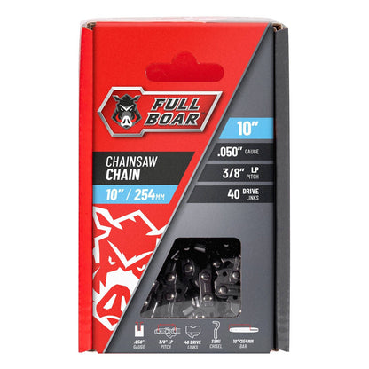 Full Boar Chainsaw Chain - 10" - 254mm - 40 Drive Links