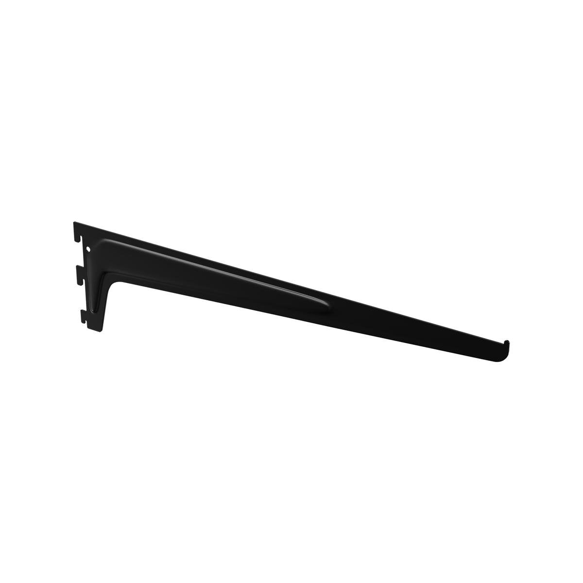 Flexi Storage 500mm Black Single Slot Bracket Steel Easy Install