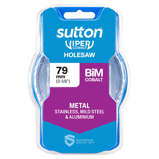 Sutton Tools Viper Cobalt Bi Metal Holesaw - 79mm