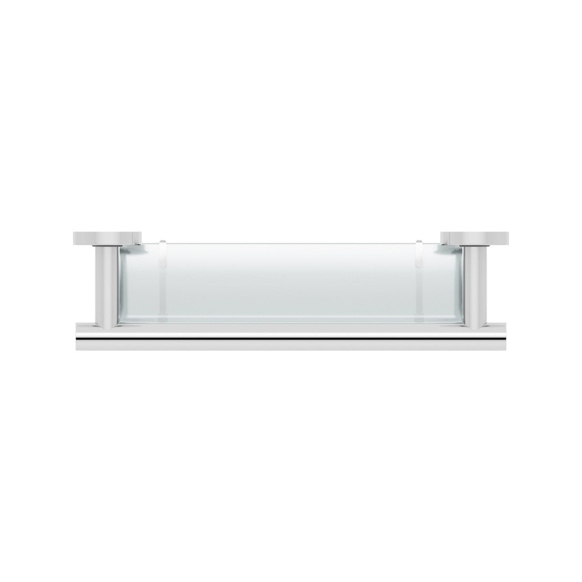 Evekare Bath Shelf With Grab Rail - 488mm Stainless Steel - Supports 250kg
