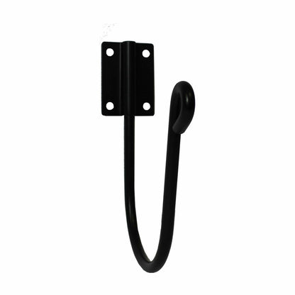 Haxbury Black Hose Hook - 30m Powder Coated Steel - Garden Storage
