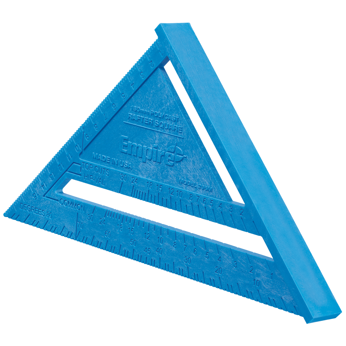 Empire 180mm Metric Polycast Rafter Square - Lightweight - Durable - Accurate