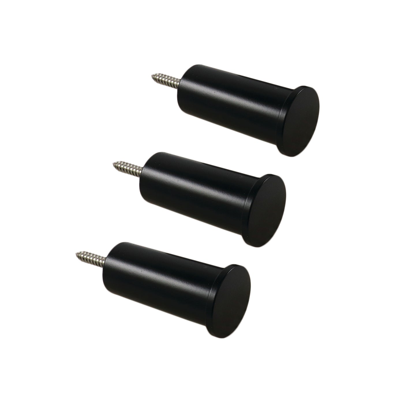Adoored Decorative Hook 3 Pack Black