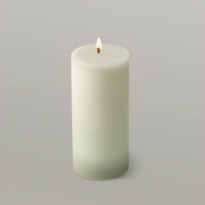 Waxworks Green Citronella Pillar Candle - 15cm