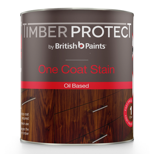 Timber Protect One Coat Stain - 250ml - Mahogany