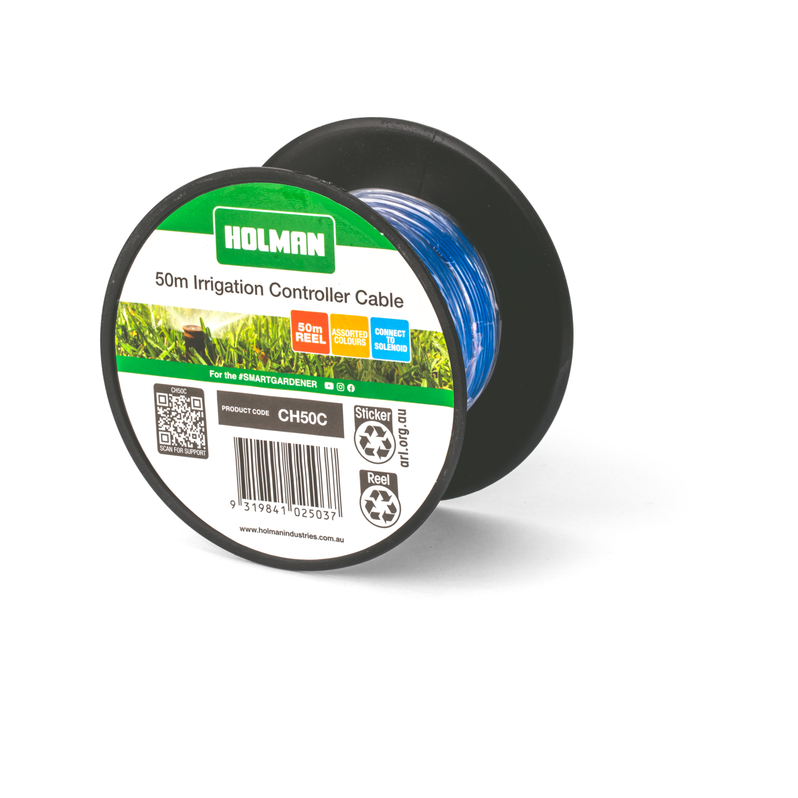 Holman Irrigation Wire Cable - 50m - Assorted Colours - Easy Identific ...