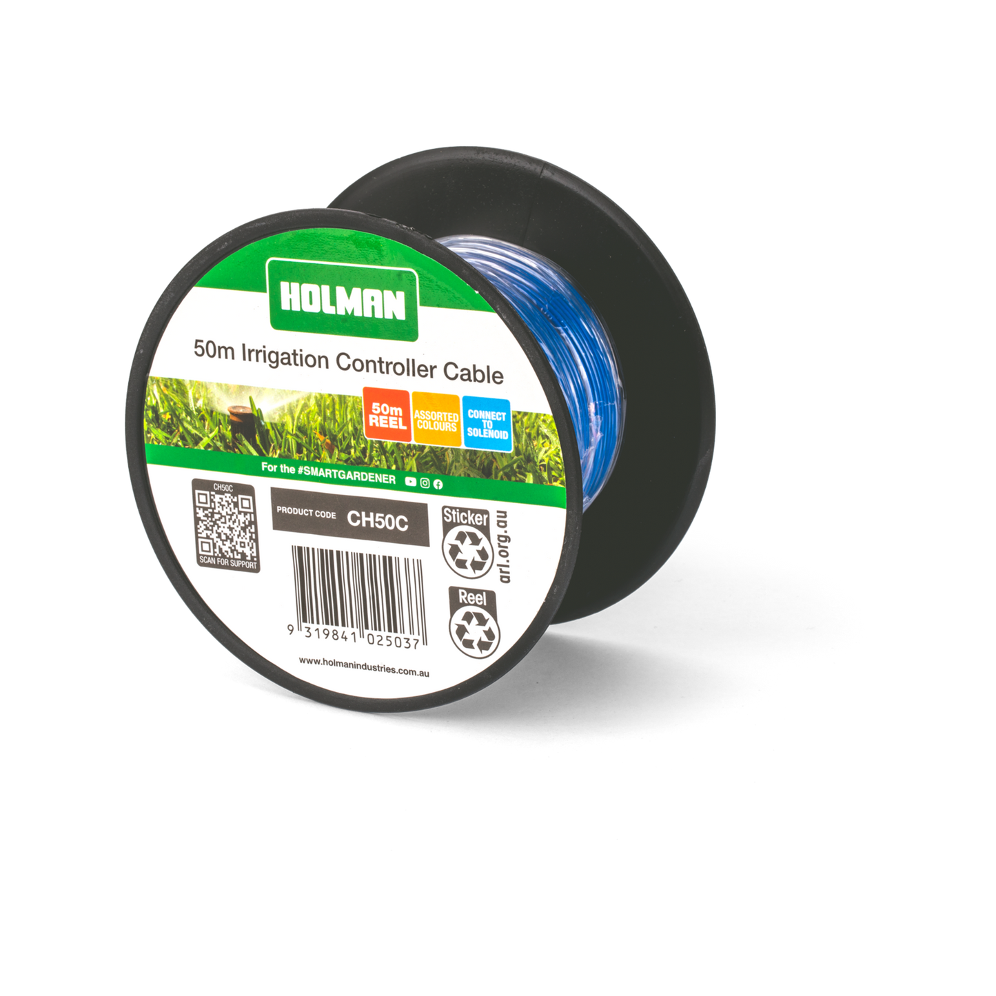 Holman 50m Irrigation Controller Cable - Assorted Colors