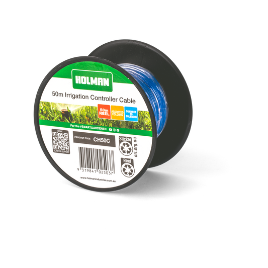 Holman 50m Irrigation Controller Cable - Assorted Colors