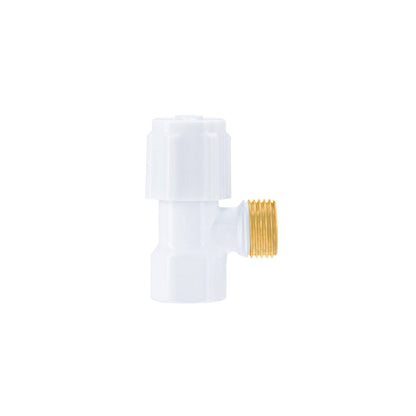 Brasshards Mini Cistern Tap - 15mm - White