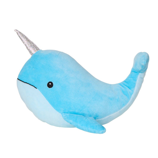 Happy Tails Narwhal Plush Toy - Blue