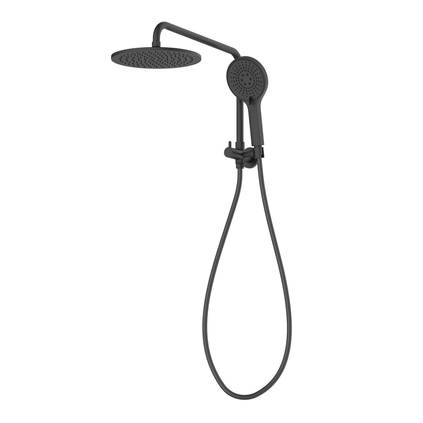 Mondella Resonance Matte Black Hand Shower & Twin Shower Set - 420mm - 9L/min