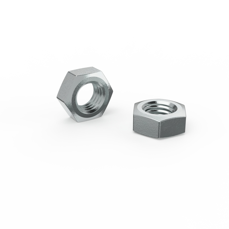 Zenith M8 Zinc Plated Hex Nuts Each
