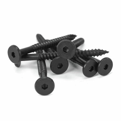 Otter Wafer Head Screws - 14g x 50mm - Black - 65 Pack