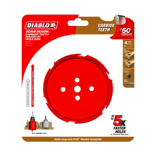 Diablo Demo Demon Carbide Teeth Hole Saw - 4-1/4"