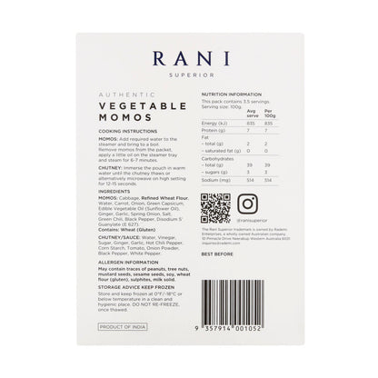Rani Superior Veg Momos - 350g