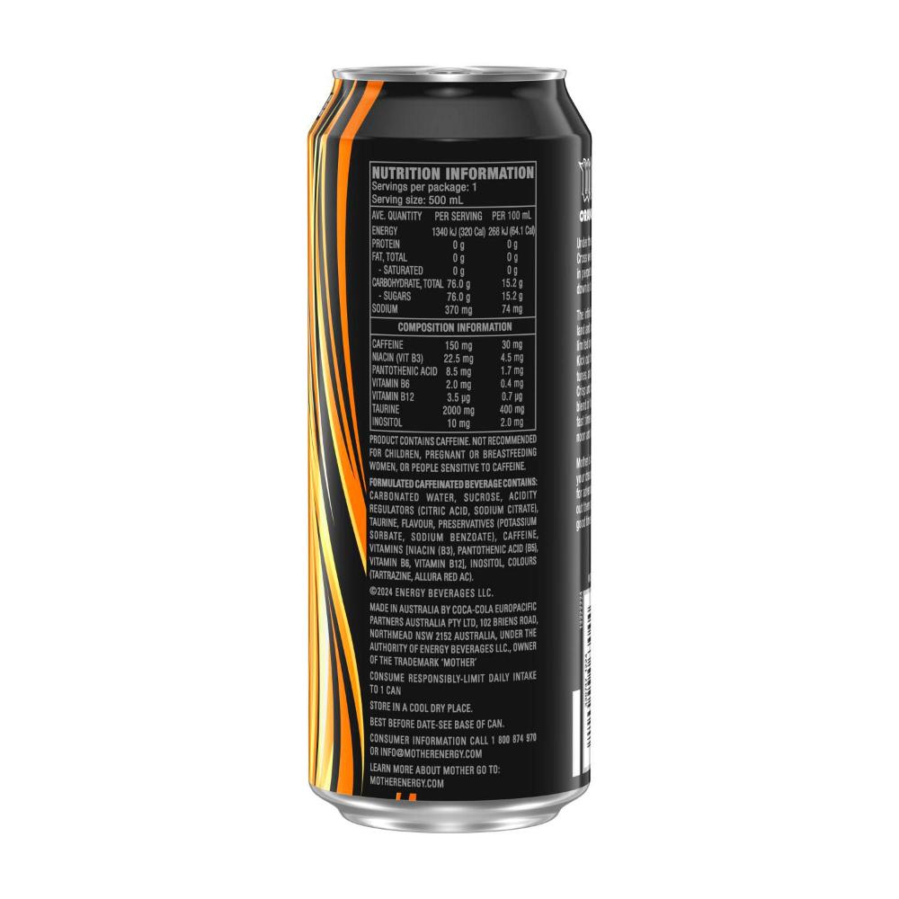 Mother Energy Drink Orange Dreamsie Can - 500mL