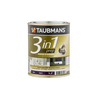 Taubmans 3 in 1 Primer - 1L - White
