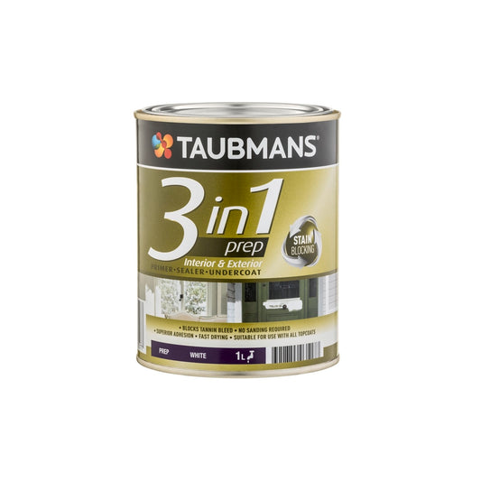 Taubmans 3 in 1 Primer - 1L - White