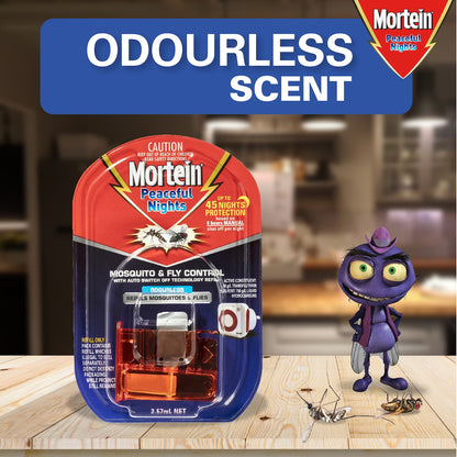 Mortein Peaceful Nights Plug-in Fly & Mosquito Repellent Refill 2.57ml