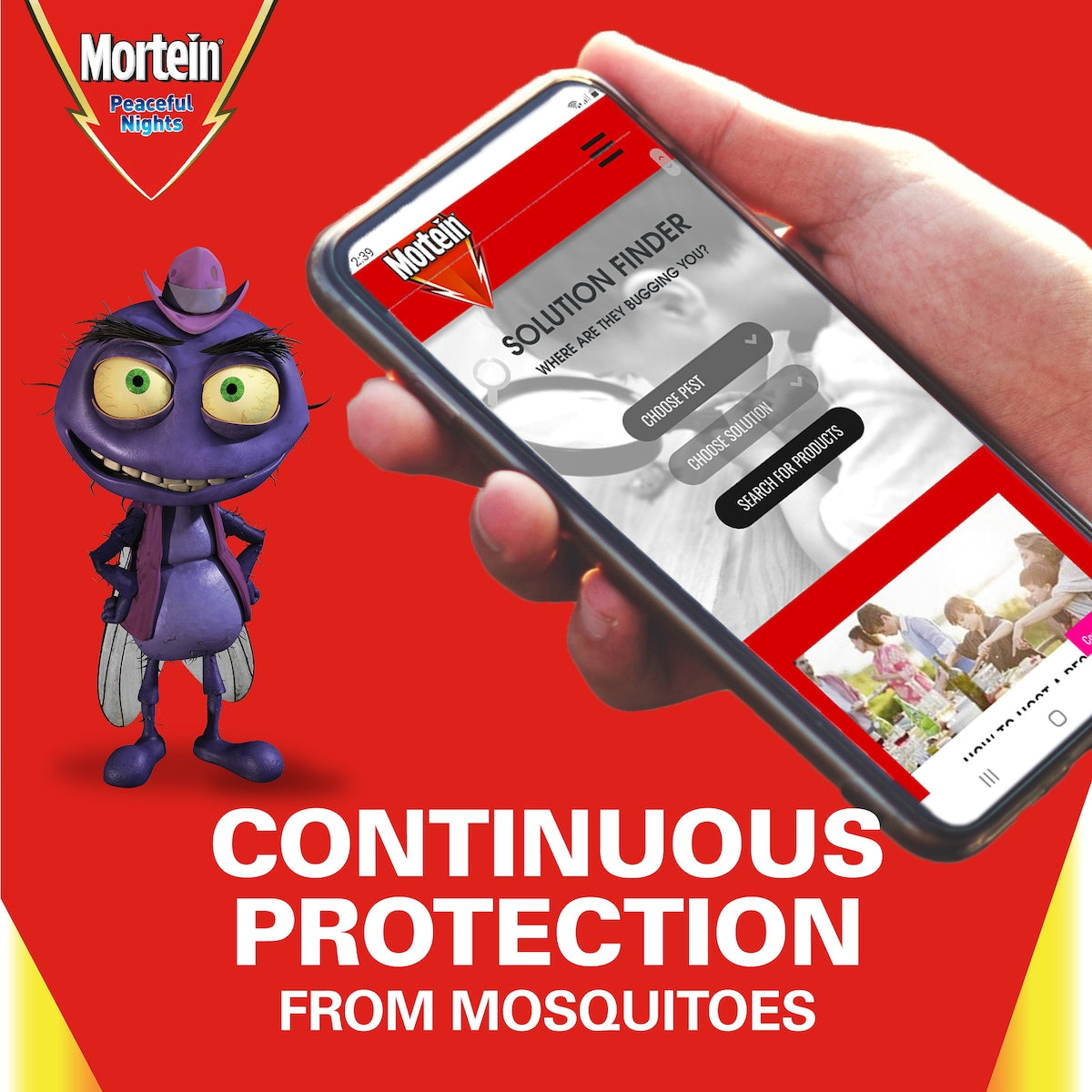 Mortein Peaceful Nights Plug-in Fly & Mosquito Repellent Refill 2.57ml