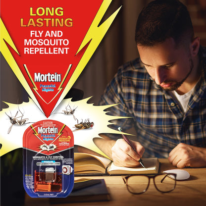 Mortein Peaceful Nights Plug-in Fly & Mosquito Repellent Refill 2.57ml