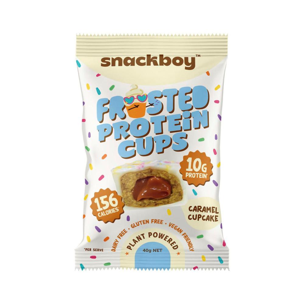 Snackboy Frosted Protein Cups Caramel Cupcake - 40GRAM