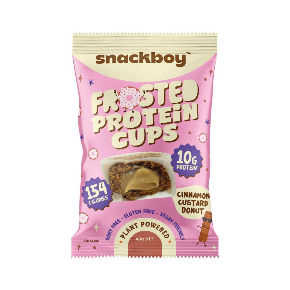 Snackboy Frosted Pro Cup Cinnamon Custard Donut - 40GRAM