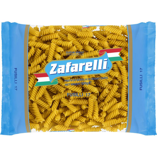 Zafarelli Fusilli Pasta No 17 500g