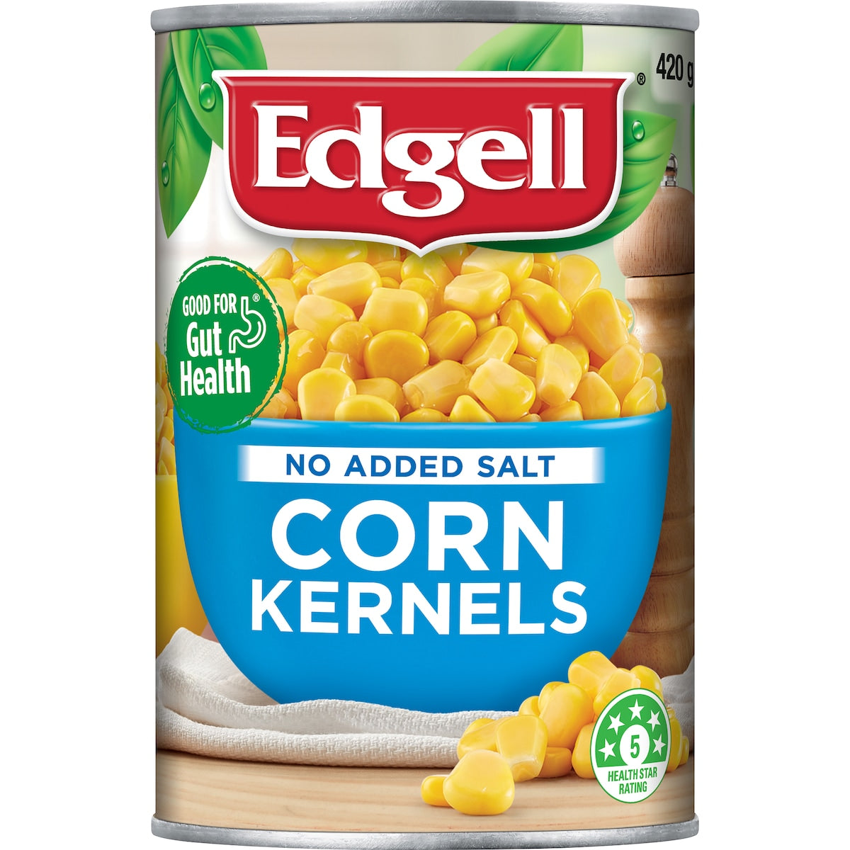 Edgell Sweet Corn Kernels No Added Salt 420g