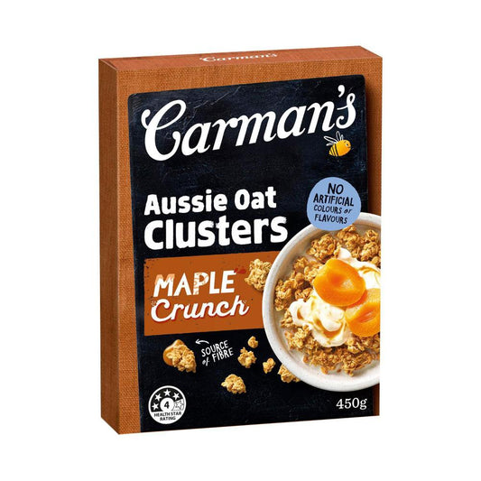 Carman's Aussie Oat usters Cereal Maple Crunch - 450g