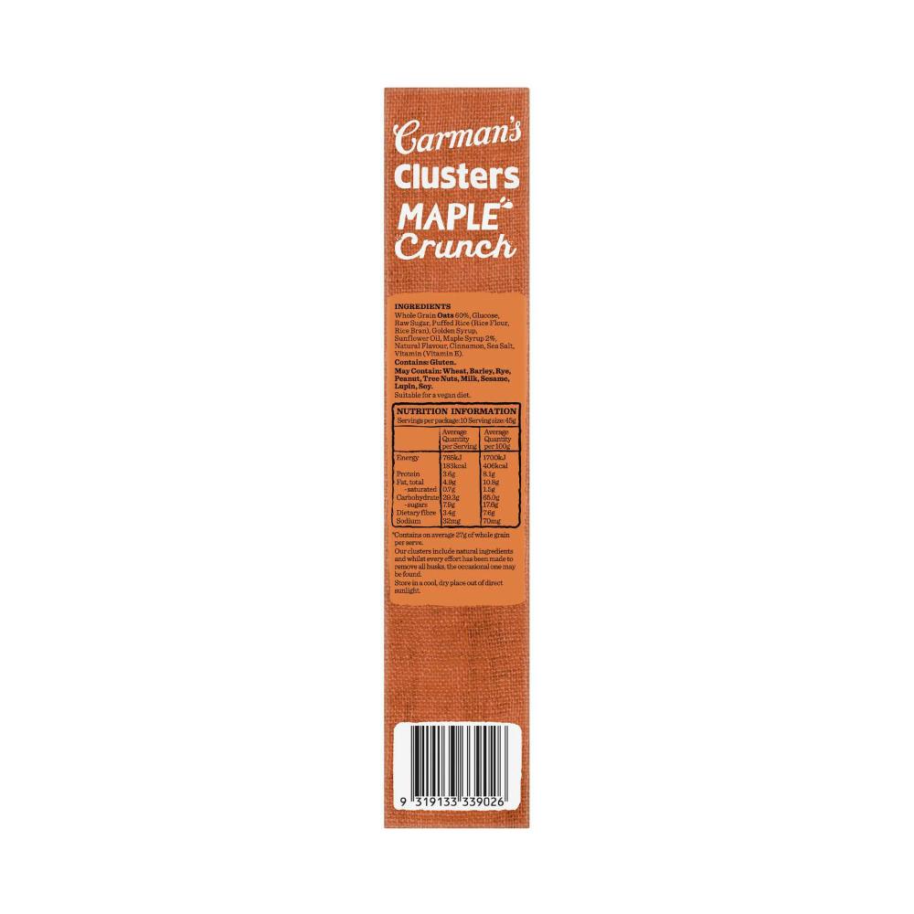 Carman's Aussie Oat usters Cereal Maple Crunch - 450g