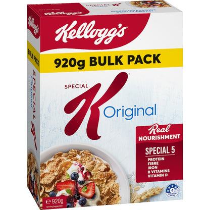 Kelloggs Special K Original Breakfast Cereal 920g
