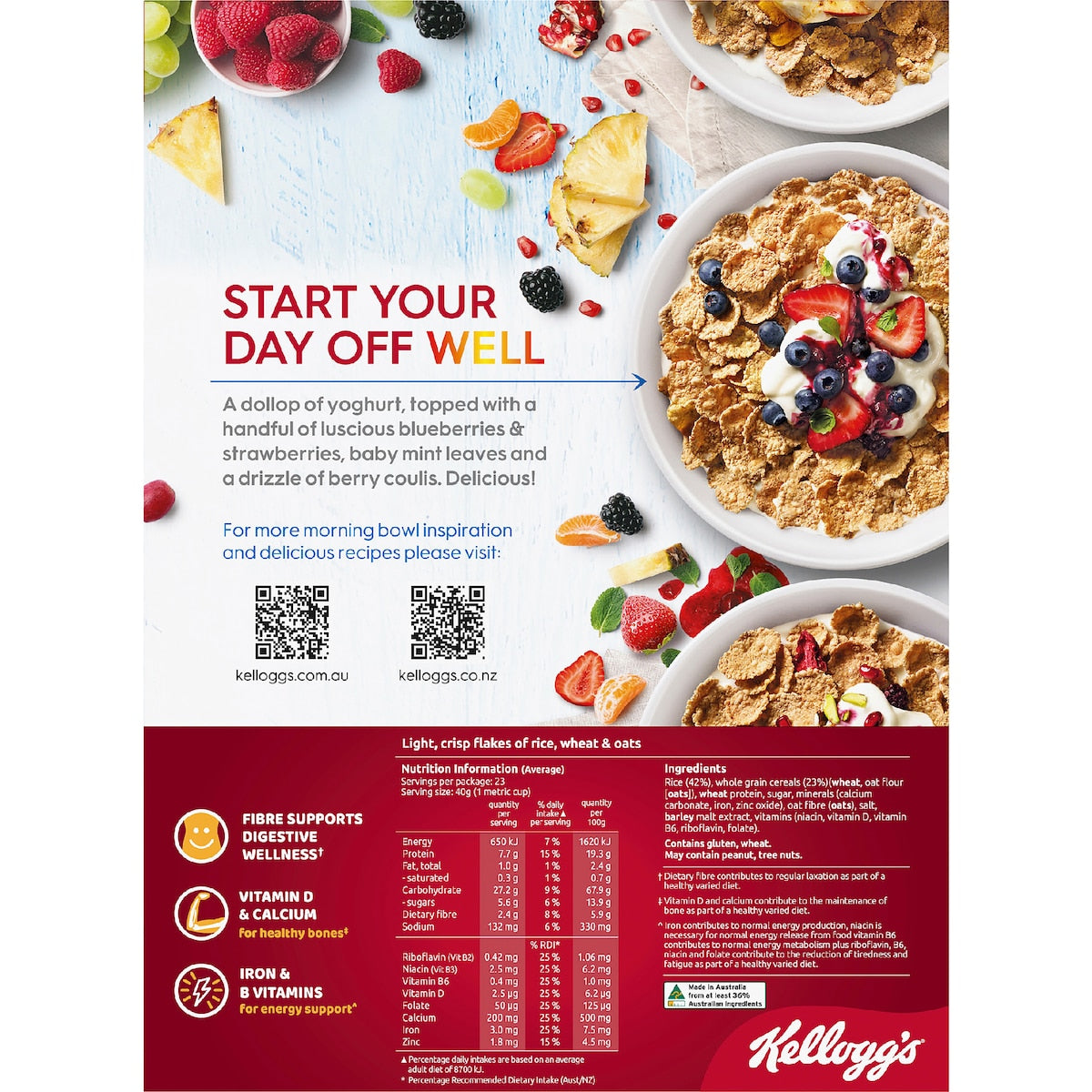 Kelloggs Special K Original Breakfast Cereal 920g