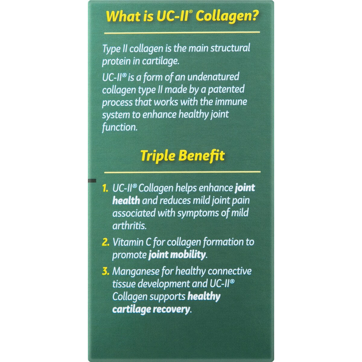 Caltrate Joint Health With Uc-11® Collagen Tablets 30 Pack
