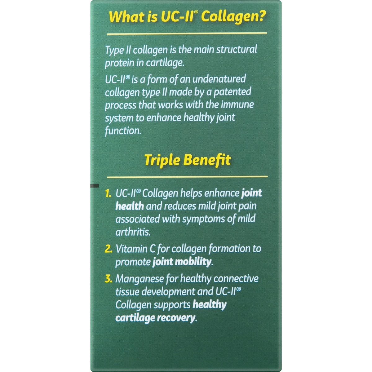 Caltrate Joint Health With Uc-ii® Collagen Tablets 30 Pack