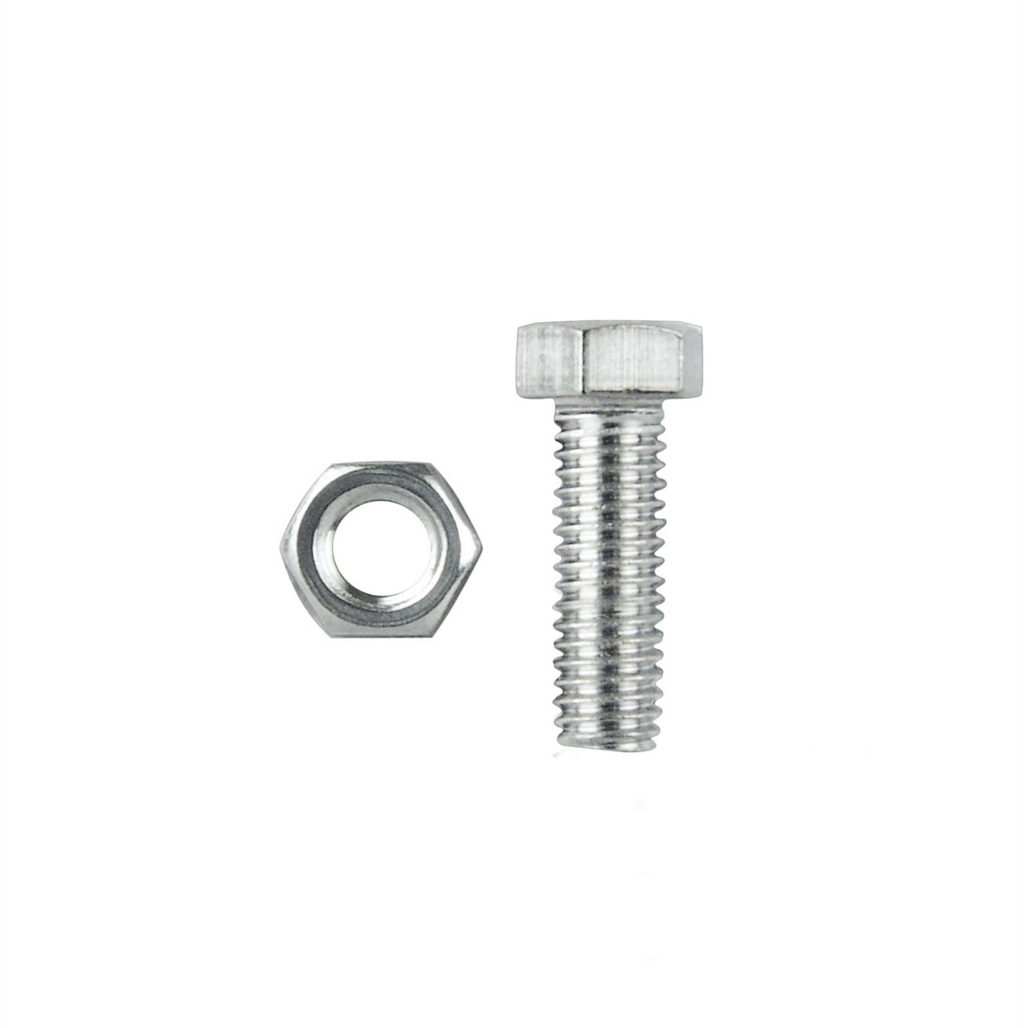Pinnacle Hex Head Bolts and Nuts - M4 x 16mm - Stainless Steel - 8 Pack