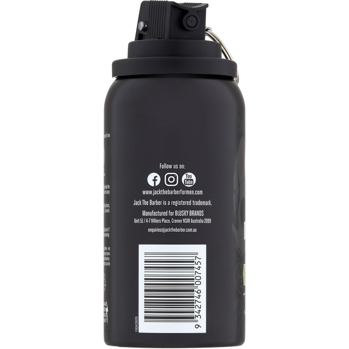 Jack The Barber Body Spray Deodorant Nomad 150ml
