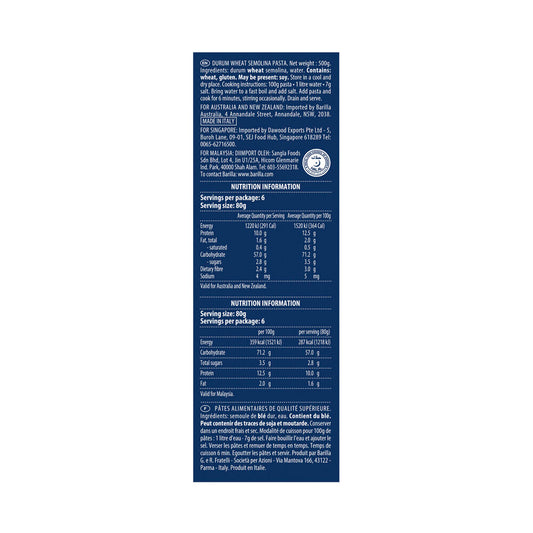 Barilla Chifferi Elbow Pasta - 500g
