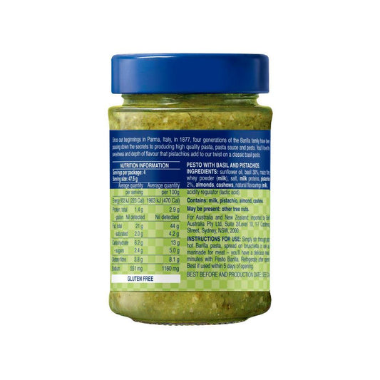 Barilla Pesto Pistachio - 190GRAM