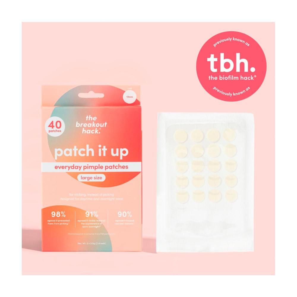 The Breakout Hack Patch It Up Pimple Patches Large - 40 Pack