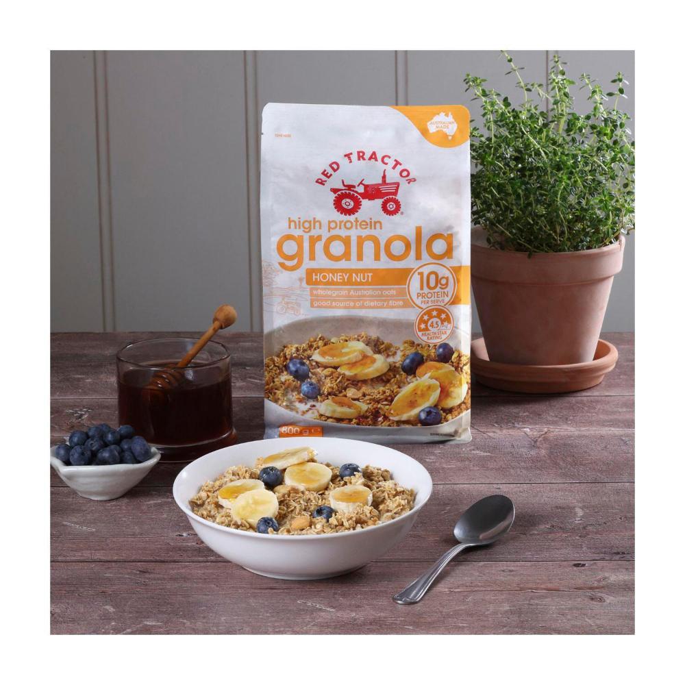 Red Tractor High Protein Honey Nut Granola - 800g