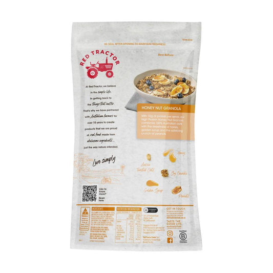 Red Tractor High Protein Honey Nut Granola - 800g